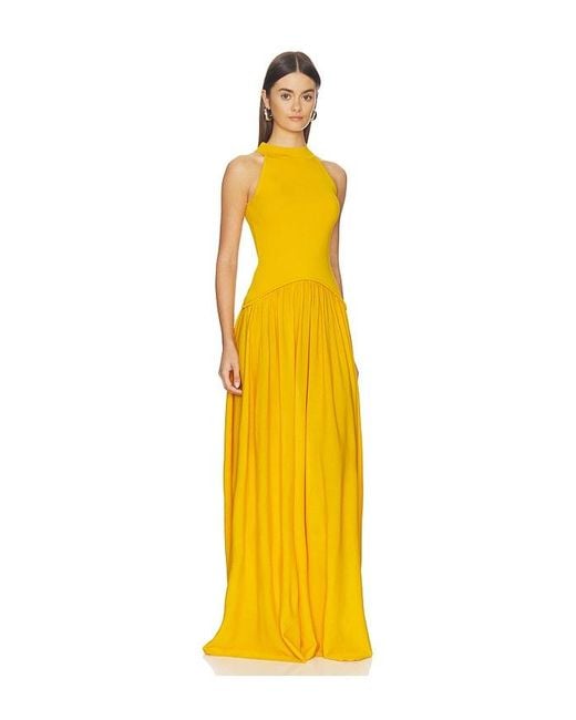 Solid & Striped Yellow The Isola Dress