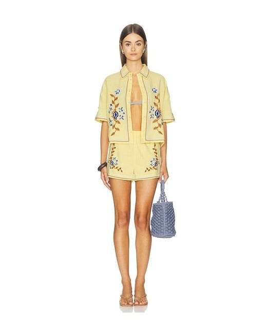 Cleobella Yellow Wynona Top