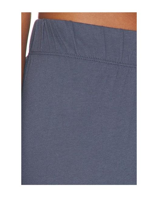 ÉTERNE Blue Cotton Lounge Pant