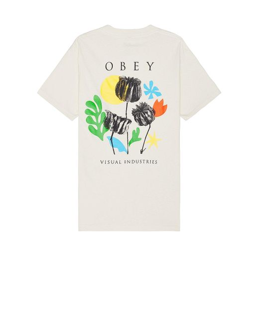 メンズ Obey Tシャツ White