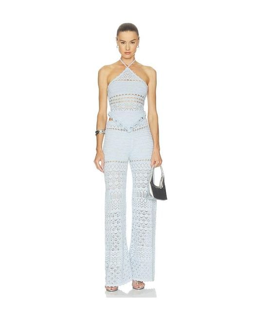retroféte White Sylvaine Crochet Top