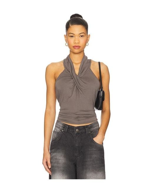 geel Black Webster Top