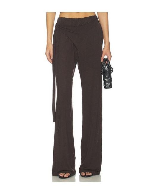 OTTOLINGER Black Linen Sweatpant