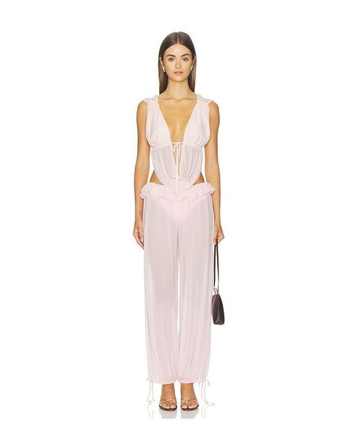 MAJORELLE Pink Brynn Top