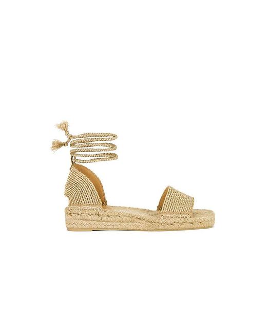 Castaner Metallic Espadrilles Silvia