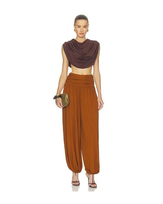 FRANÃOISE Brown Nora Pant