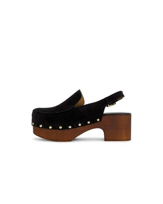 Seychelles Black Backlot Slingback Clog Pump