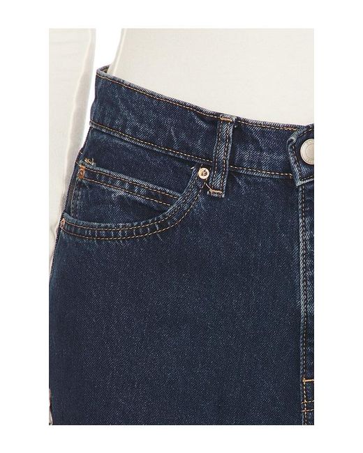 DL1961 Blue Kaylen High Rise Soft Curve Straight Jeans