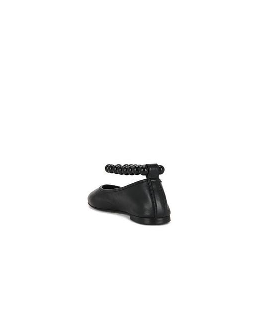 Dear Frances Black Balla Anklet Flat