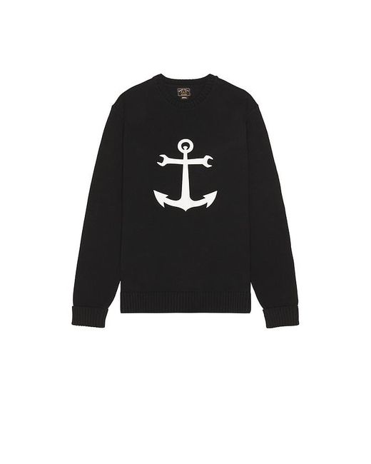 Dark Seas Black Spanner Sweater for men