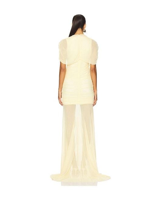 Amanda Uprichard Natural X Revolve Evianna Gown