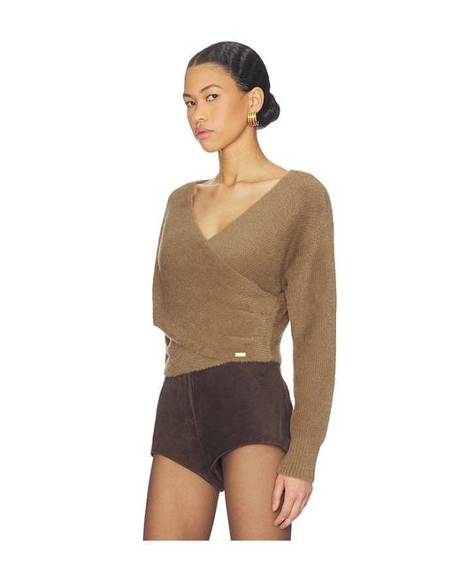 L'Agence Brown 'Agence Antonella Surplus Pullover