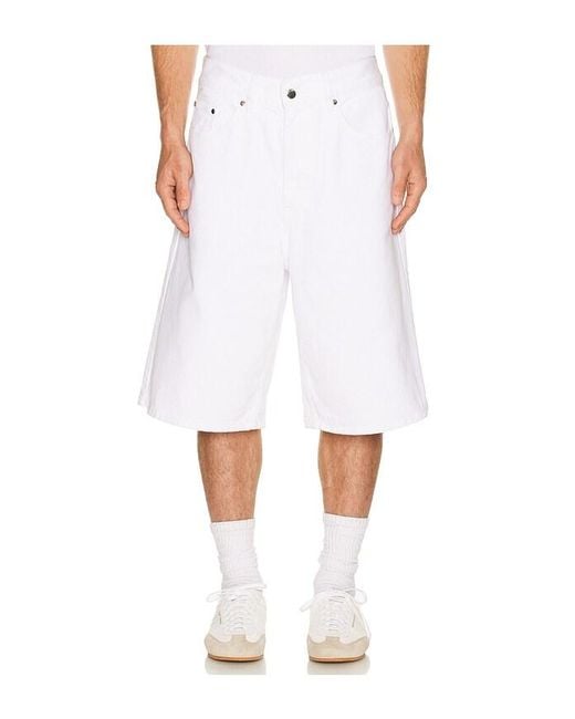 Siegelman Stable White Jorts for men