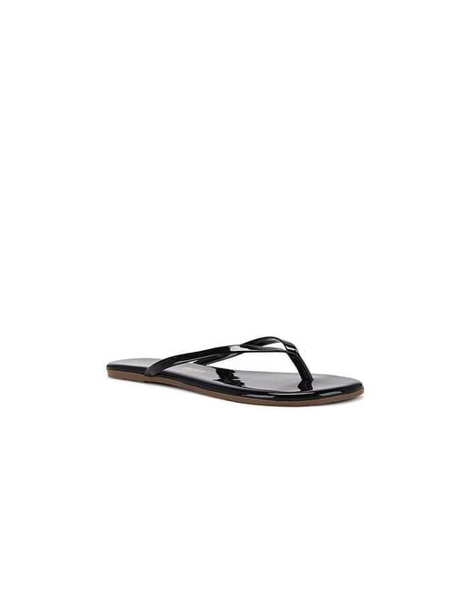 TKEES Black Glosses Flip Flop