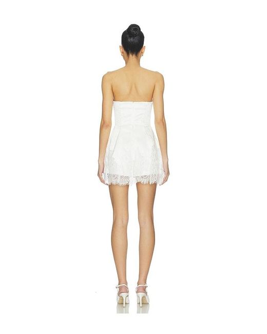 Amanda Uprichard White Romilly Romper