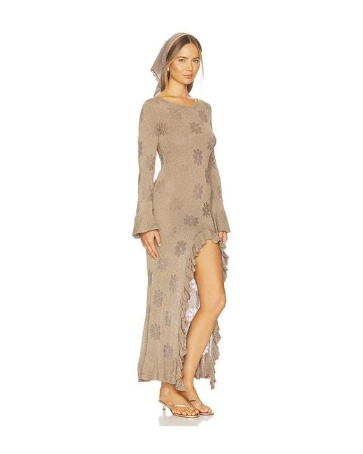 Asta Resort Natural X Revolve Rafaella Split Dress