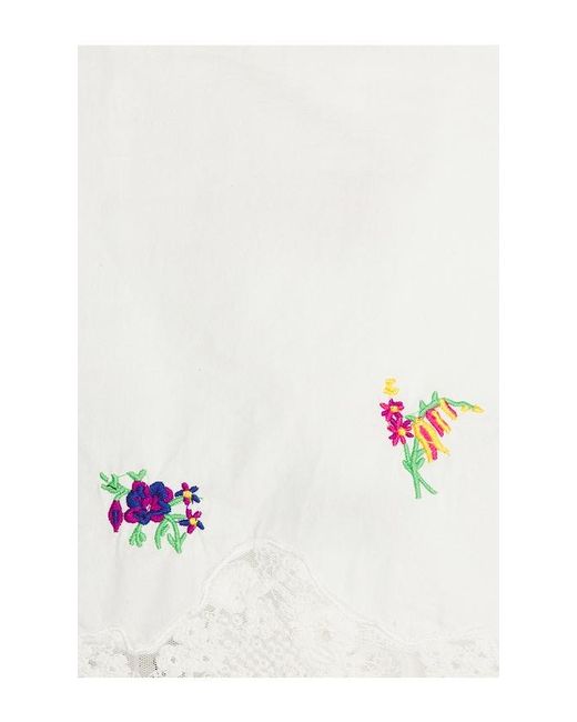 Rixo White Ursula Top