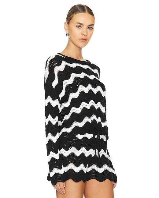 Beach Riot Black Beach Sweater