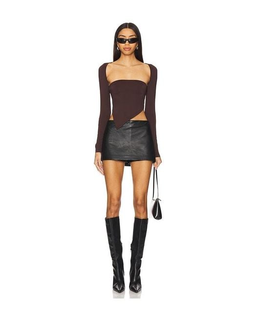 superdown Black Dax Shrug Top