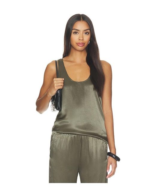 Bobi Green Date Night Shell Tank Top