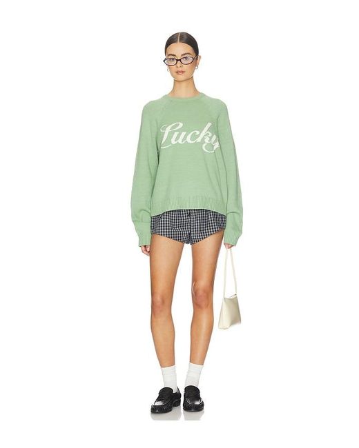 Show Me Your Mumu Green Off Duty Sweater