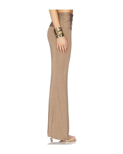 Lovers + Friends White Renna Ruched Waist Maxi Skirt