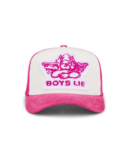 Boys Lie Aura トラッカーハット Pink
