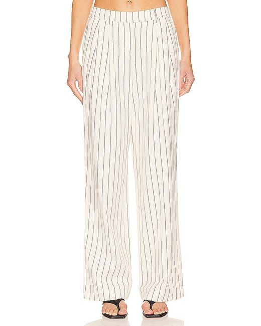 Pantalón con trabillas celia oversized House of Harlow 1960 de color White