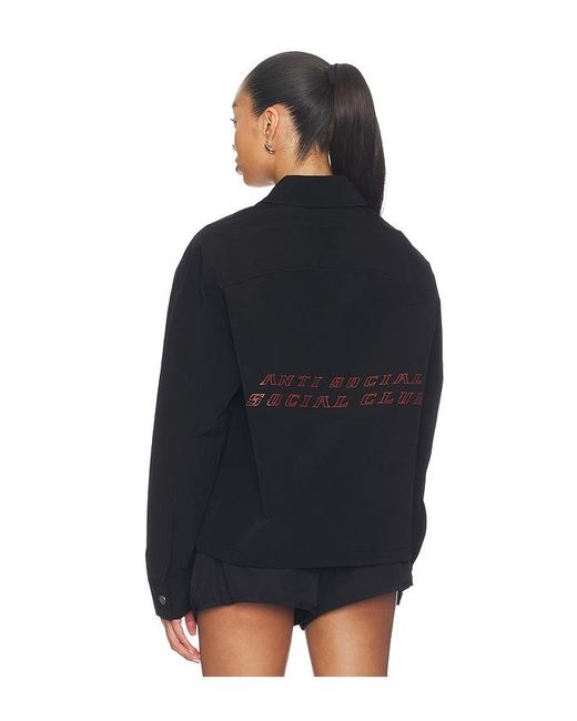ANTI SOCIAL SOCIAL CLUB Black Coaches Jacket
