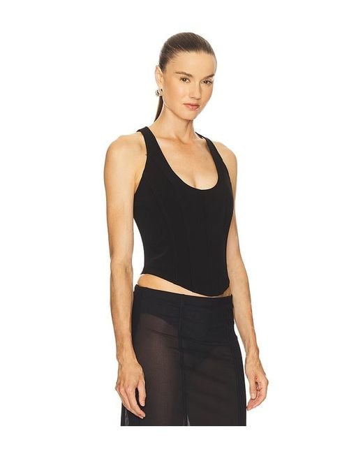 Camila Coelho Black Graciela Top