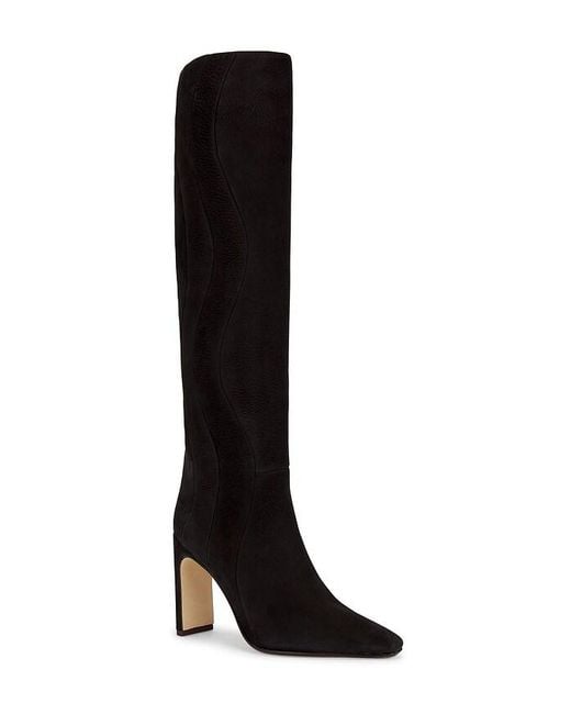 Charo Ruiz Black Ripple Boots