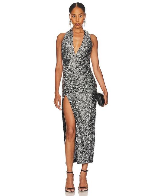 Nbd Metallic Etha Midi Dress