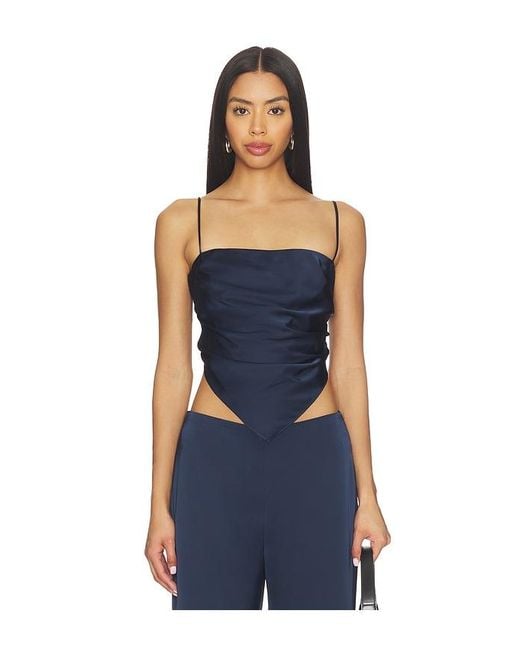 Amanda Uprichard Blue Juna Top