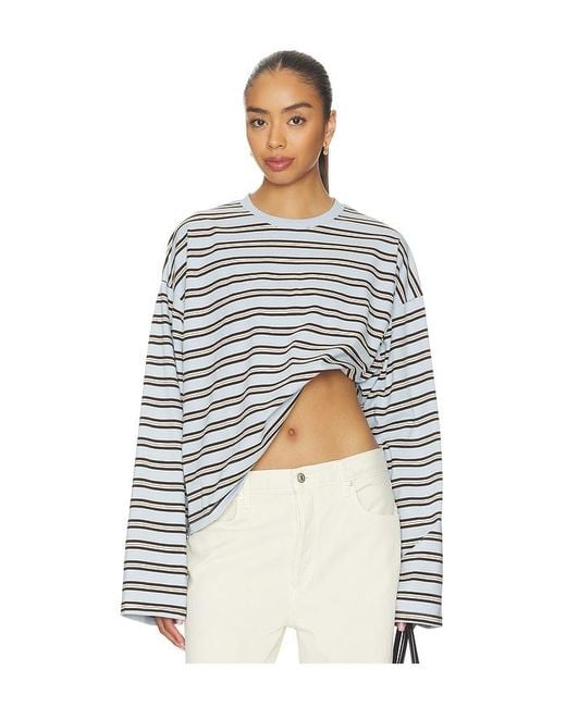 WeWoreWhat White Boxy Oversized Crew Neck
