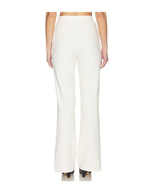 ALIGNE White Justin Pintuck Jersey Trouser