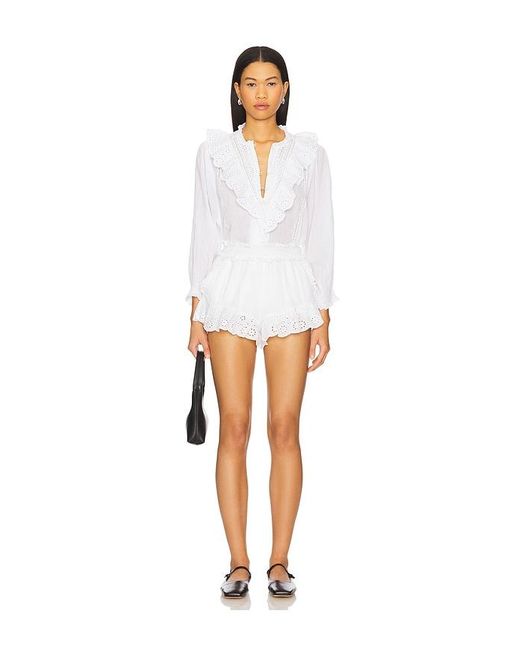 Show Me Your Mumu White Cannes Shorts