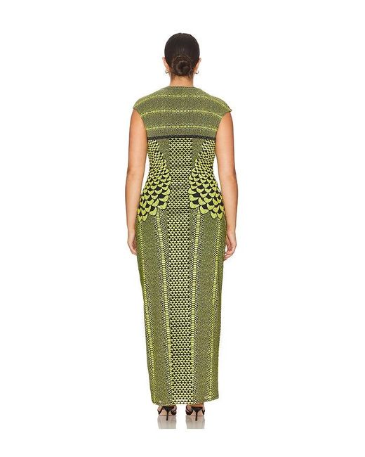AFRM Green Cody Maxi Dress