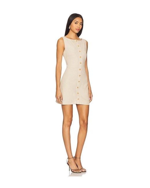 Vestido Andra En Color Neutral Talla En Tularosa de color Natural