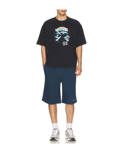 Daily Paper Black Shield Helmet Short Sleeve T-Shirt for men