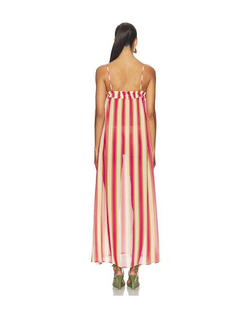 Solid & Striped White Kleid Ayden