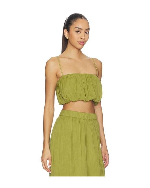 Rococo Sand Green Balloon Top