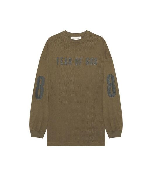 Fear Of God Natural Merch Long Sleeve Tee for men
