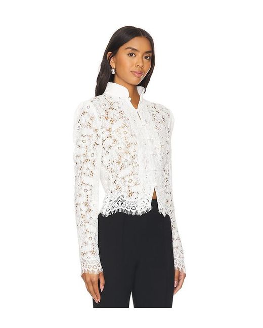 SAU LEE White Roberta Top