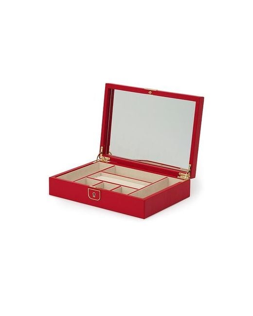 Wolf Red Palermo Medium Jewelry Box