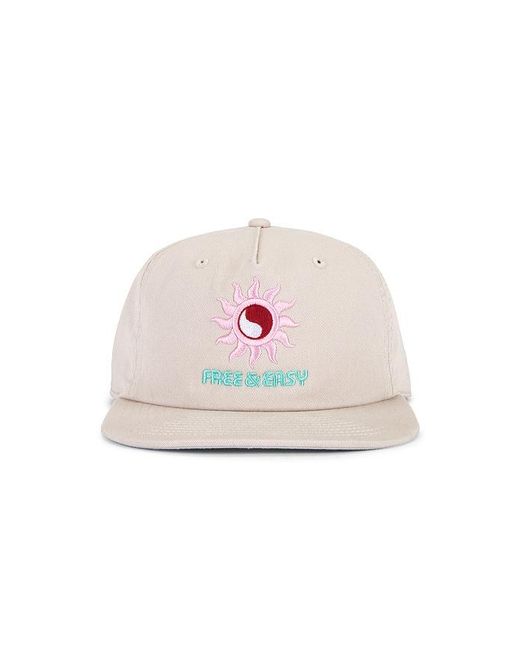 Free & Easy Pink Blissed Out 5 Panel Strapback Hat