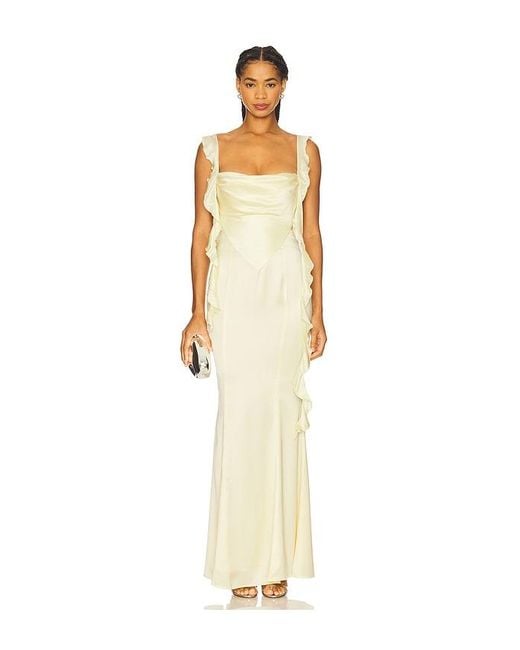 Nana Jacqueline White Caroline Dress