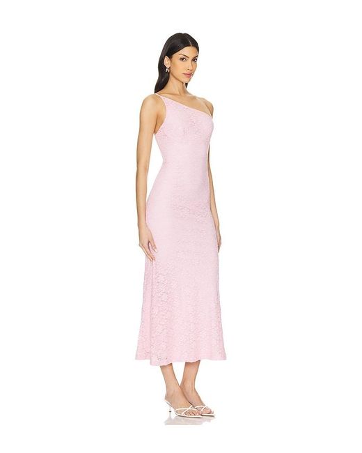 Bardot Pink Albie Knit Maxi Dress