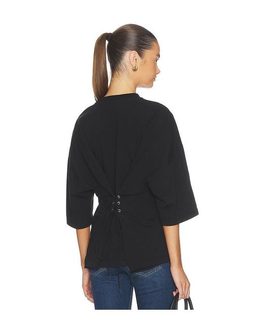 Agolde Black Ellery Tee Shirt