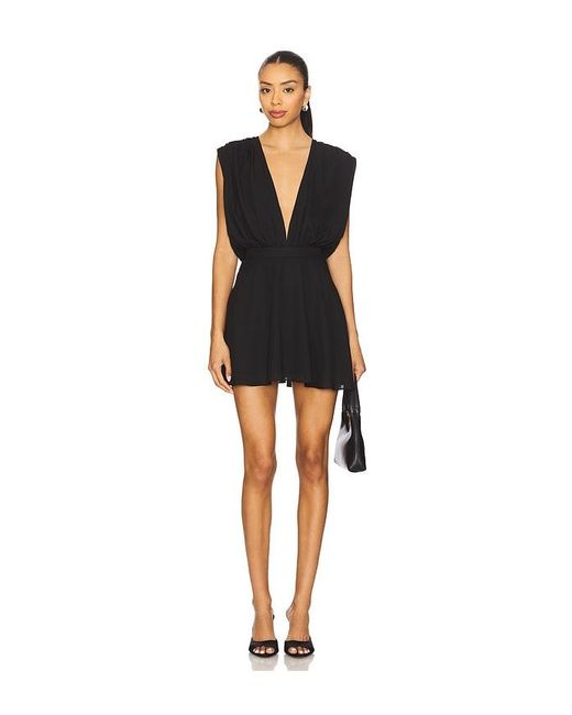 MORE TO COME Black Kalley Mini Dress
