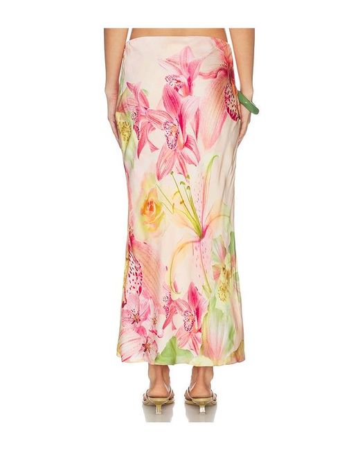Rococo Sand Pink Midi Skirt
